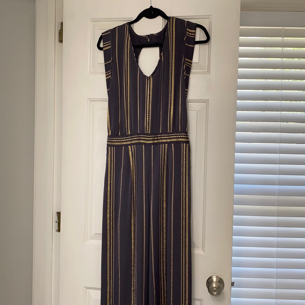 Black and Gold Jumpsuit